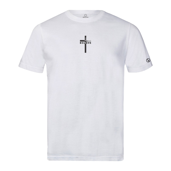 Christian T-Shirt - Believe Cross