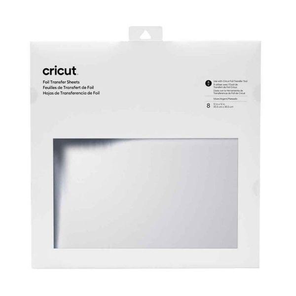 Cricut Transfer Foil Sheets 30x30cm 8 sheets (Silver)