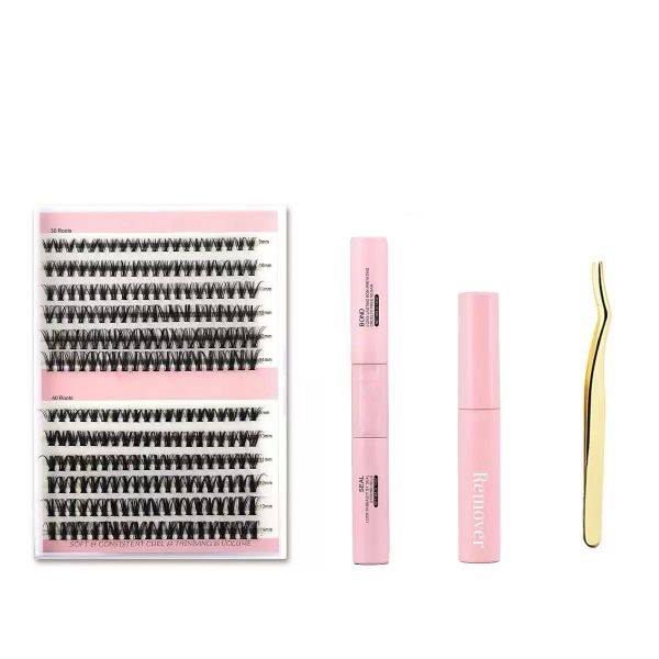 240Piece Fashion False Eyelash Set Soft Single Eyelashes 8-14mm Mixed