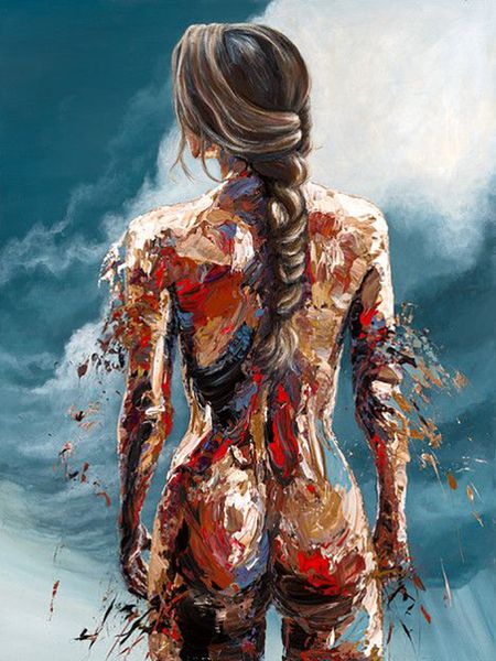Canvas Wall Art-A Abstract Girl 2