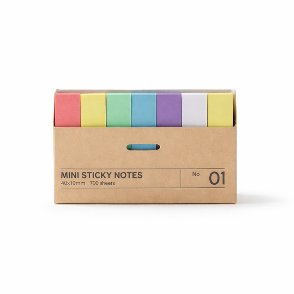 700 Sheets - Mini Sticky Notes - Multicolour