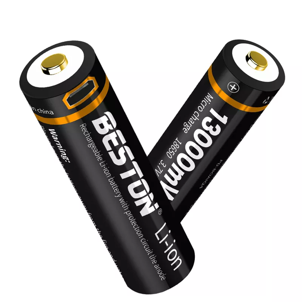BESTON 18700 Micro USB Rechargeable Lithium Battery | 3.7V 3500mAh | 1 Pack
