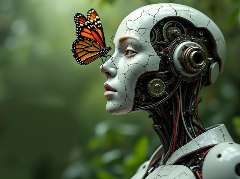 Canvas Wall Art Home Decor - Robotic Nature