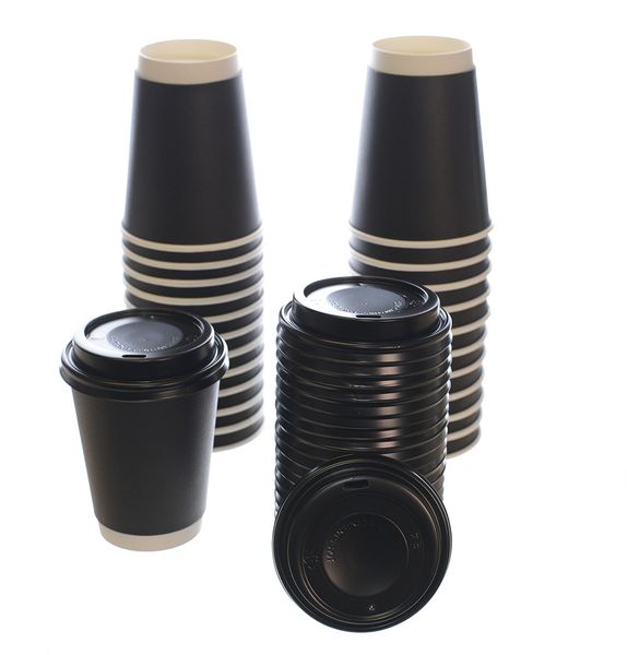 50 Disposable Coffee Cups Eco Friendly