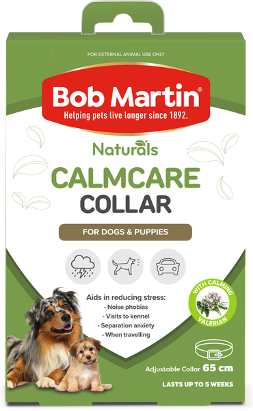 BOB MARTIN Naturals Calmcare Collar for Dogs &amp; Puppies 1 x 65cm