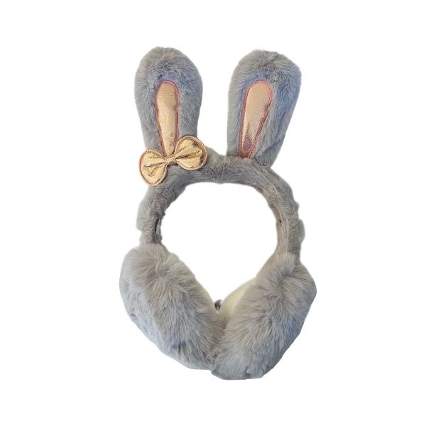 Bunny Rabbit - Foldable Warm Winter Ear Muffs - Winter Alice Band