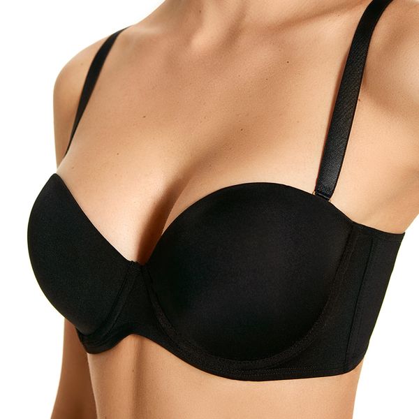 Plie Lipstick Bra Black