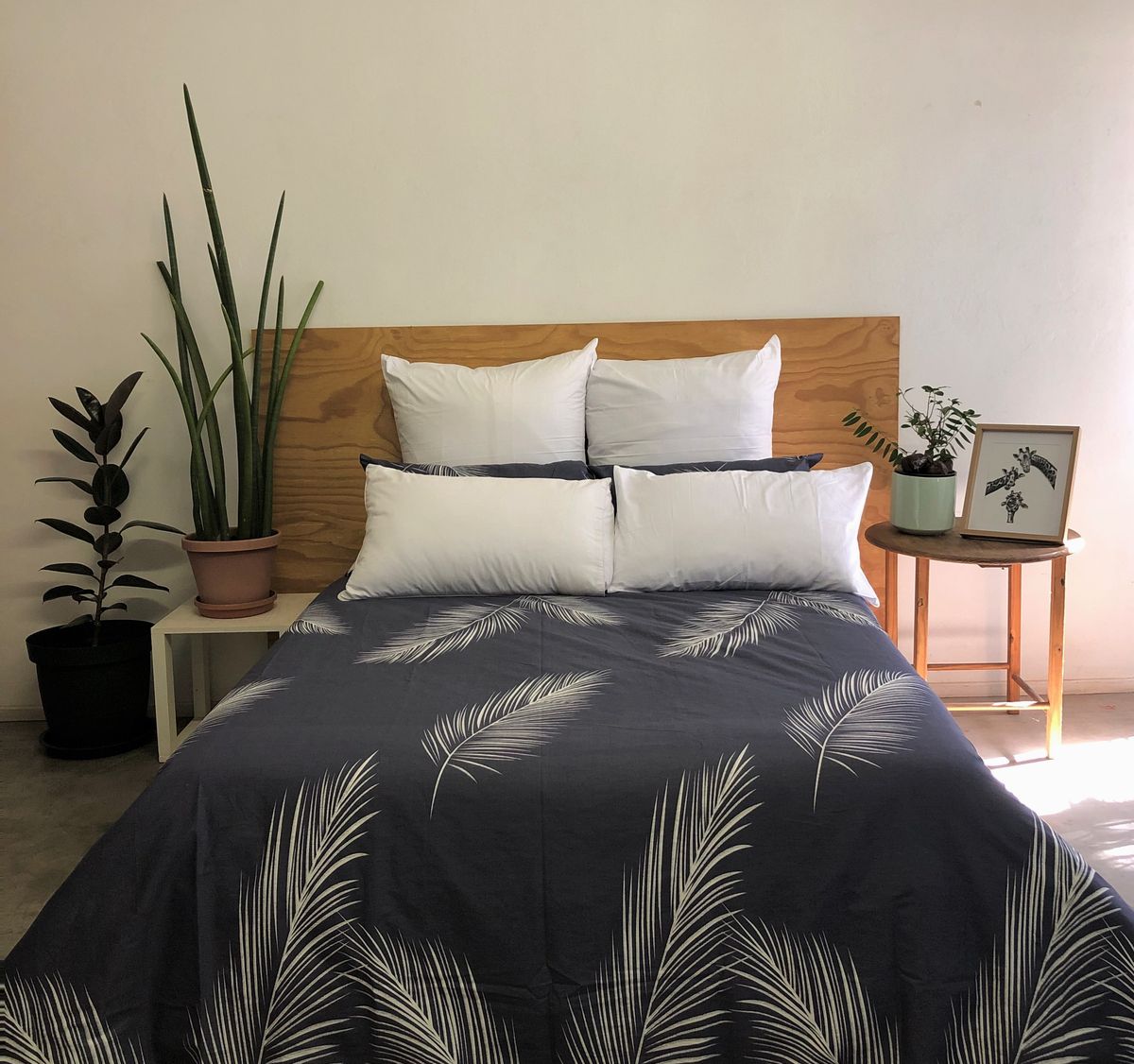 Whiteheads Navy Tropilo printed100% cotton Duvet Cover set | Shop Today ...