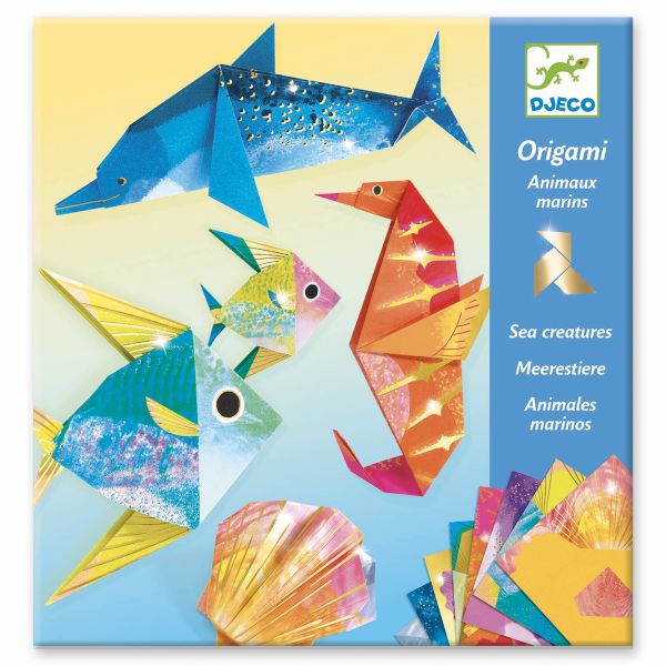 Djeco Origami - Metallic Sea Creatures