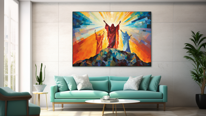 Canvas Wall Art - Mount of Transfiguration Abstract - JT0149