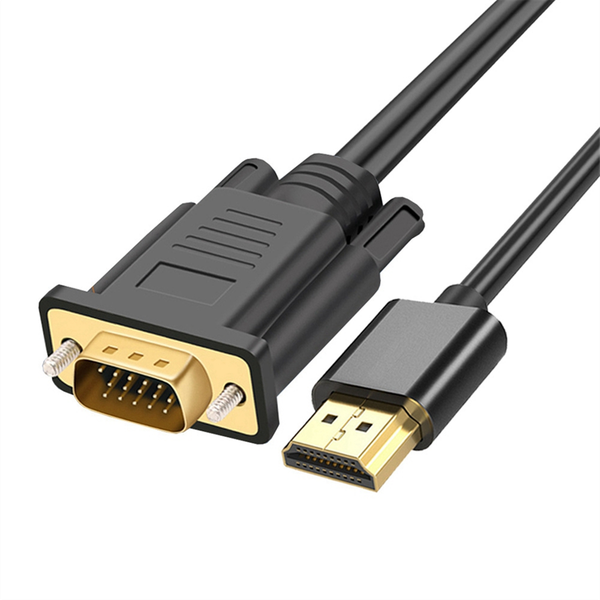 HDMI-Compatible to VGA Converter Cable 1080P Gold Plated for PC