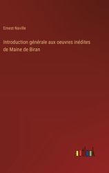 Introduction G N Rale Aux Oeuvres In Dites De Maine De Biran | Shop ...