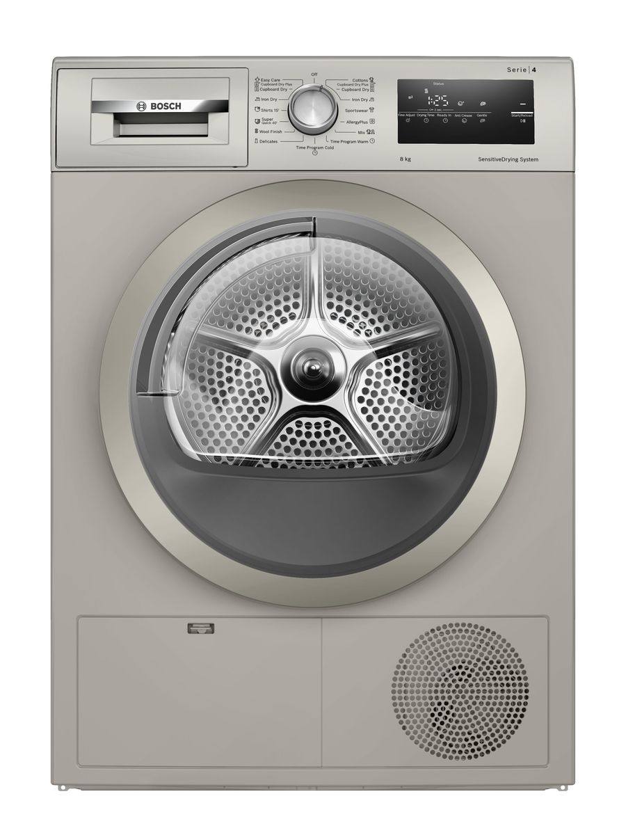 Bosch 8kg Condenser Tumble Dryer Serie 4 Silver Inox Shop Today