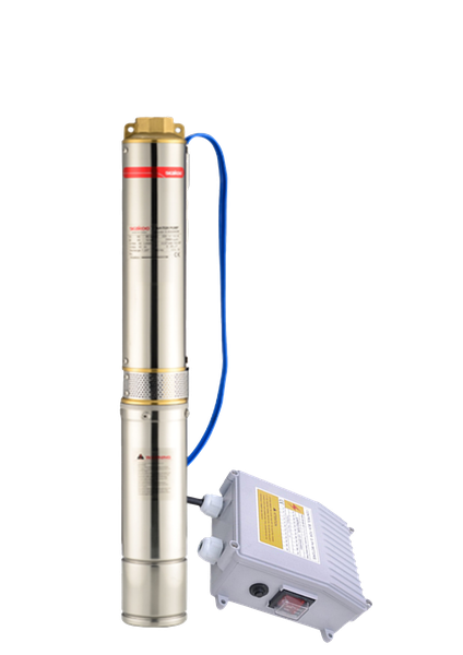 SEAKOO 4SAM3/11 0.75KW 230V Borehole Water Pump Combo Kit