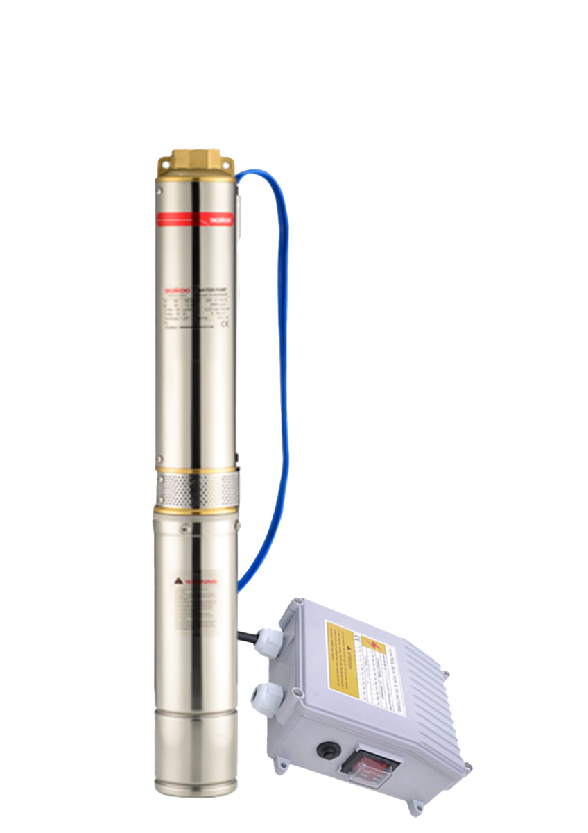 SEAKOO 3SAM1/22 0.55KW 230V Borehole Water Pump Combo Kit