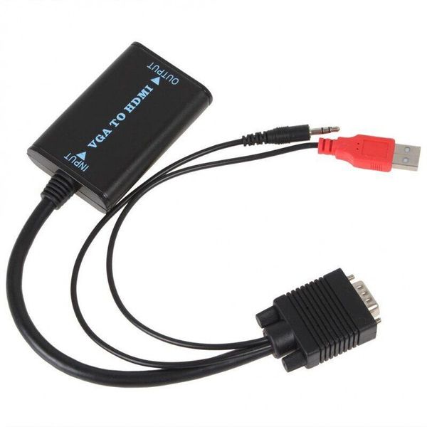 Vga Conversion Cable + Audio To Hdmi image