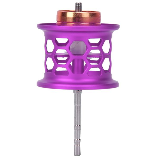 Purple Aluminum Alloy DIY Baitcast Reel