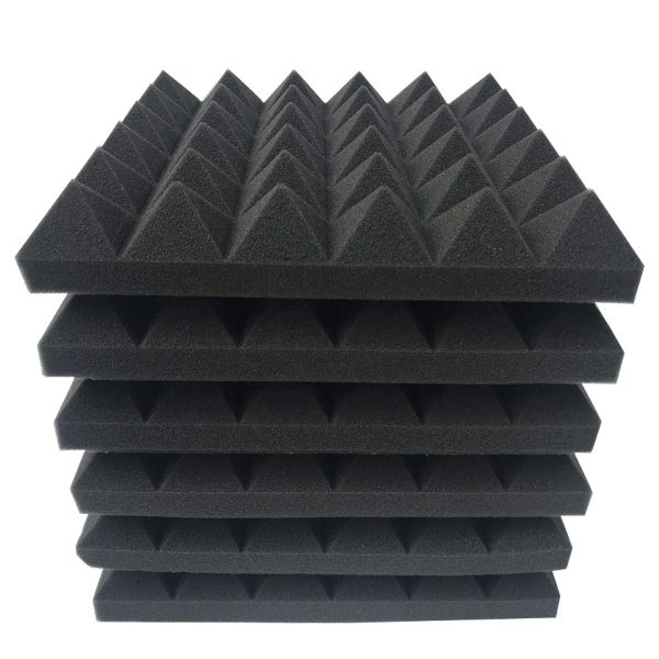 6 Sheets 1.5sqm Acoustic Foam Panels