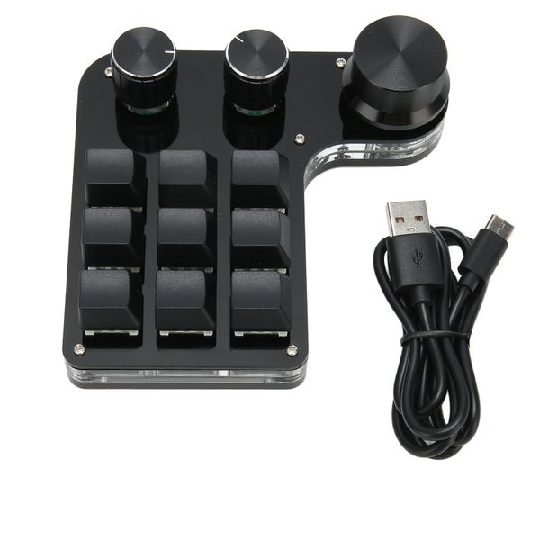 9 Key OSU Pad RGB, Wired, Gaming