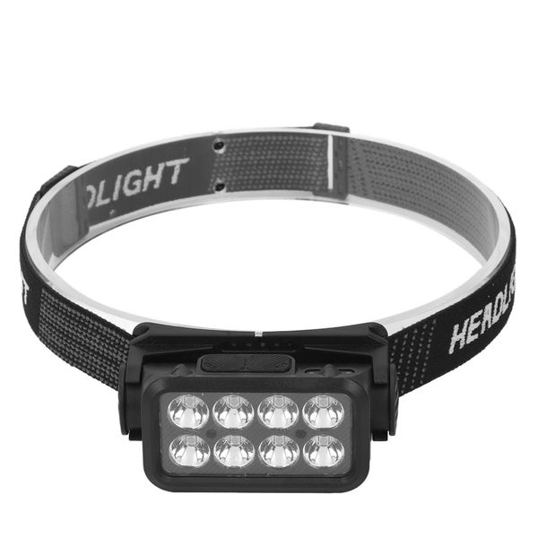 Motion Sensing LED Headlamp 5 Mode Rotatable For Fishing