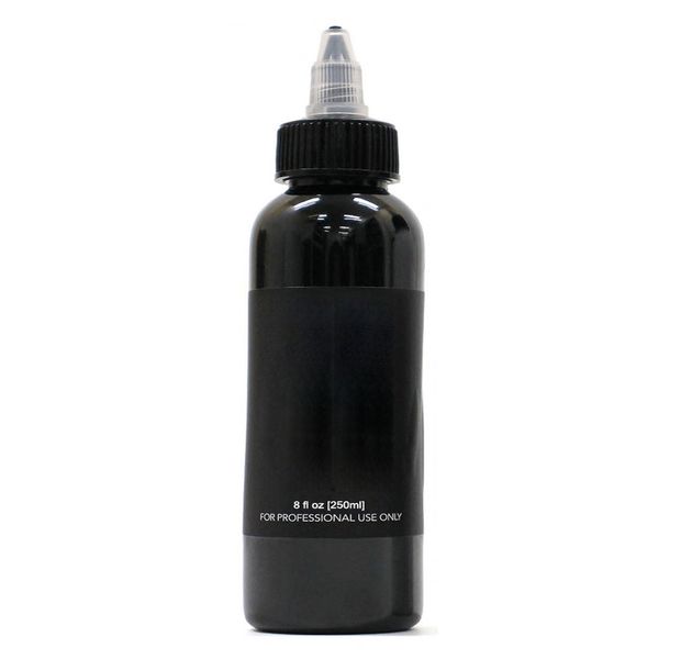 250ml Professional Black Tattoo Ink - 8fl oz