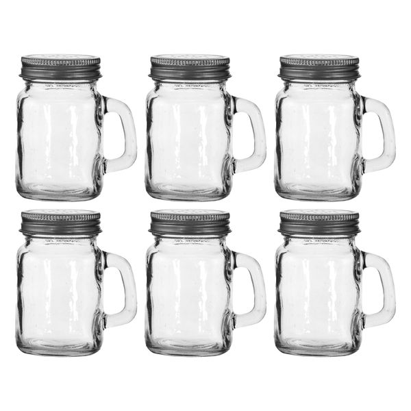 Regent Mini Mason Jar S&amp;P Shaker 6 Pack, 140Ml (80X73X55Mm)
