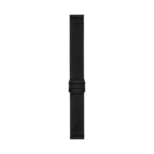 Fossil Strap Bar Black Stainless Steel Strap - S181449