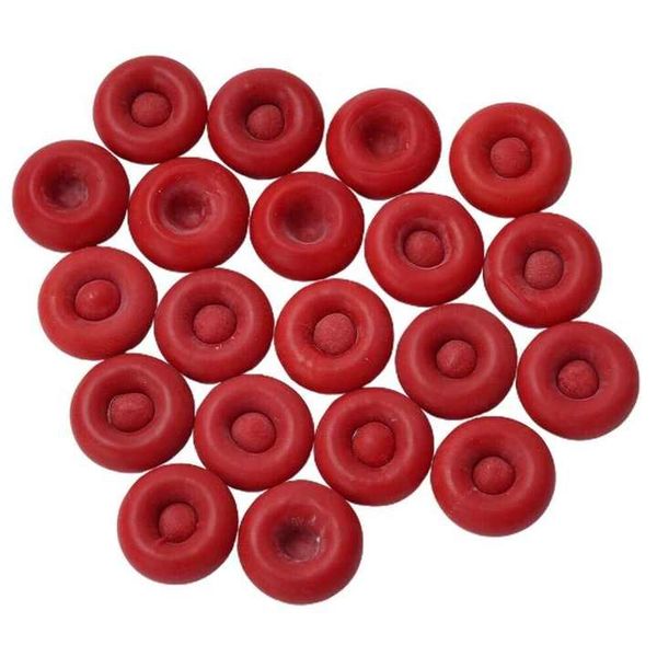 Caulk Cap Sealers for Caulking Tubes and Bottles - Red - 20Pcs