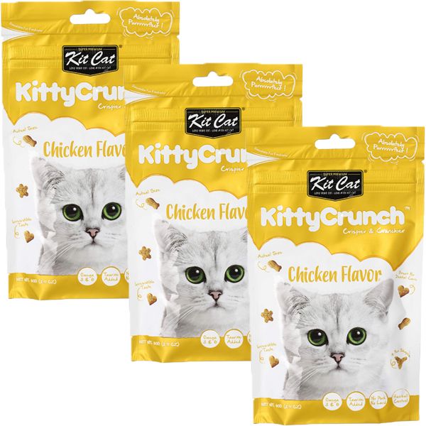 Kit Cat Chicken KittyCrunch 3 x 60g