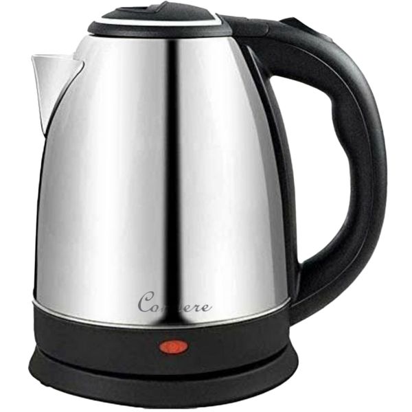 Cordless 2L Stainless Steel Electric Kettle - Fast Boil Hot Water Jug