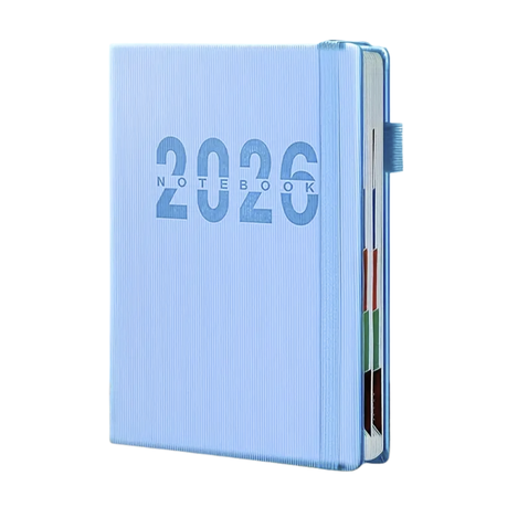 July 2026 To June 2027 A5 Diary Notebook with Pen Holder Image