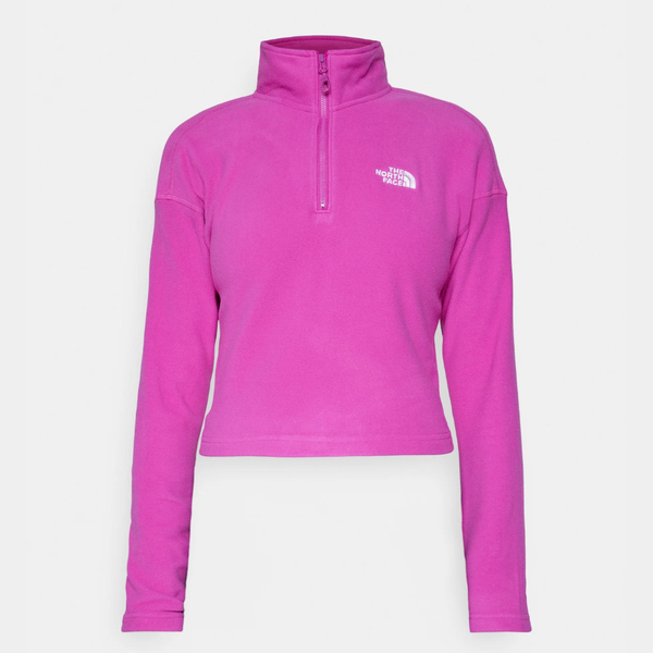 The North Face - Women's 100 Glacier Cropped 1/4 Zip Fleece