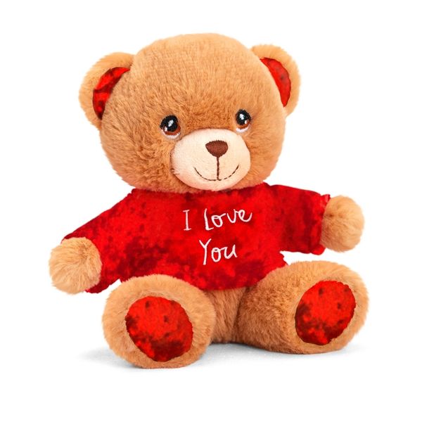 Keeleco Valentine's Brown Bear 20cm - The Perfect Gift for Your Loved One!