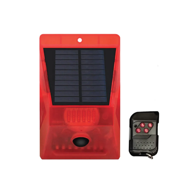 Solar Alarm With Remote Controller