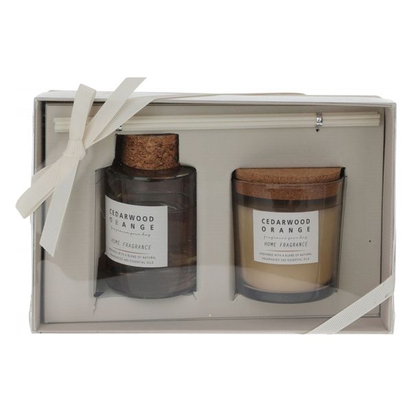 H&amp;S Home Fragrance Aroma Set - Cedar Wood Orange