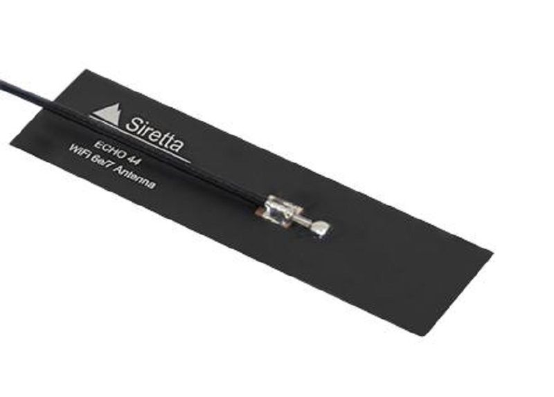 Siretta (ECHO44/0.1M/UFL/36) RF Antenna, 7.392 to 7.92GHz