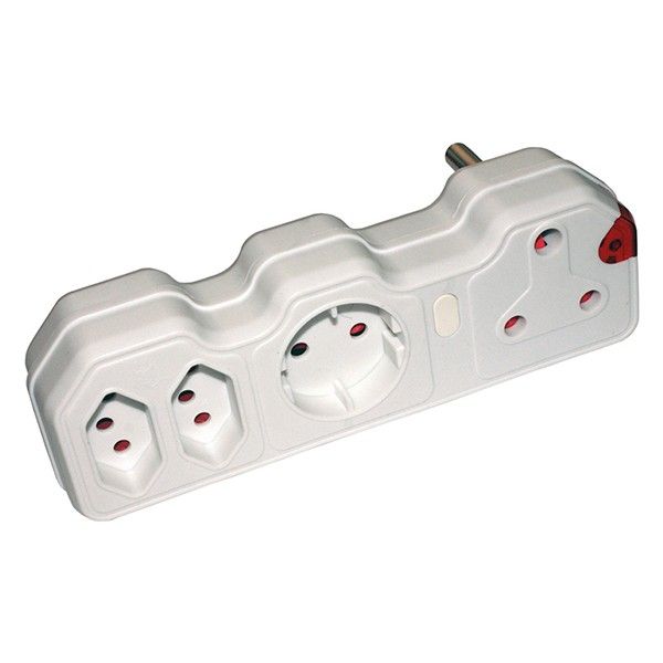 Bulk Pack 2 x Current 1X Schuko Adaptor - 1 x 16 Amp - 2 x 5 Amp