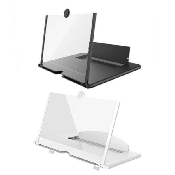 Set of 2 - White &amp; Black Foldable HD Smartphone Enlarged Screen Magnifiers