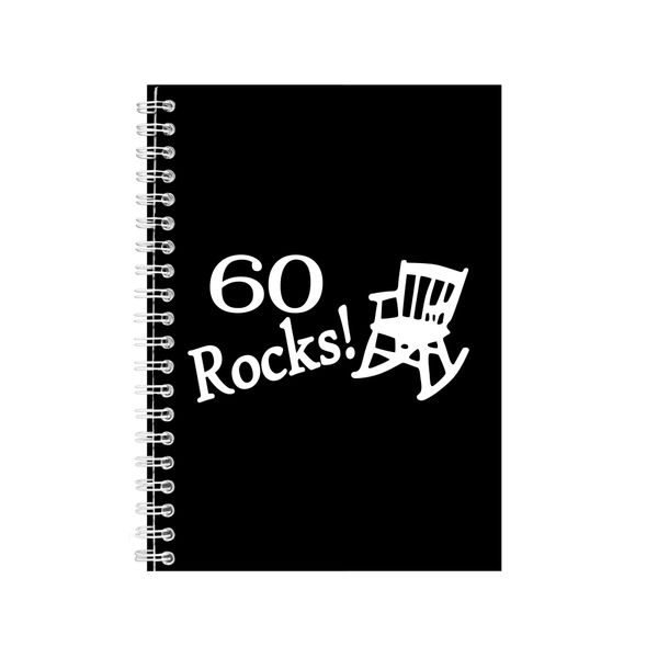 60 Rocks Wire Bound Notebook Gift Idea Writing Books A4 Notepad