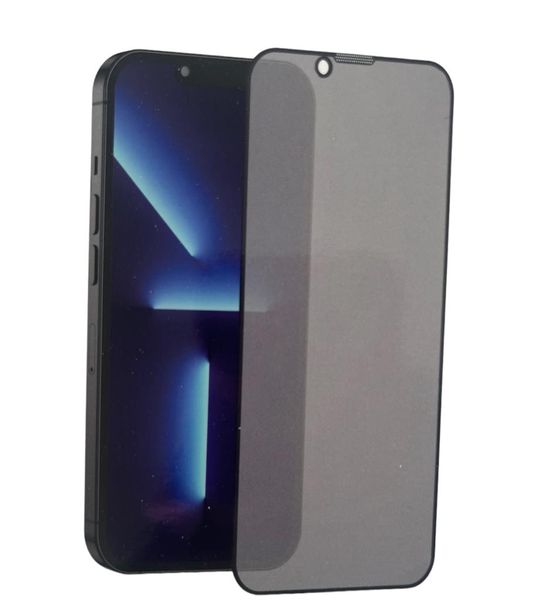 Anti Spy iPhone 13/13 PRO/14 Black Privacy Tempered Glass Screen Protector