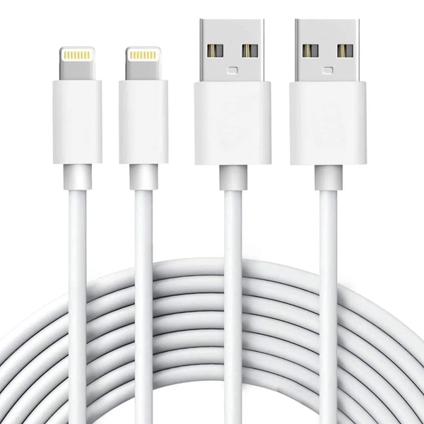 Fast Charging &amp; Data USB Lightning Cable PACK OF 2 GE