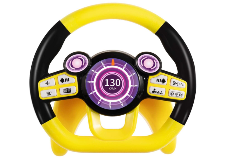Fun Steering Wheel with Removable base &amp; Music