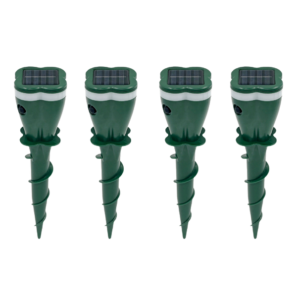 4-Pack Solar Power Ultrasonic Pest Repeller