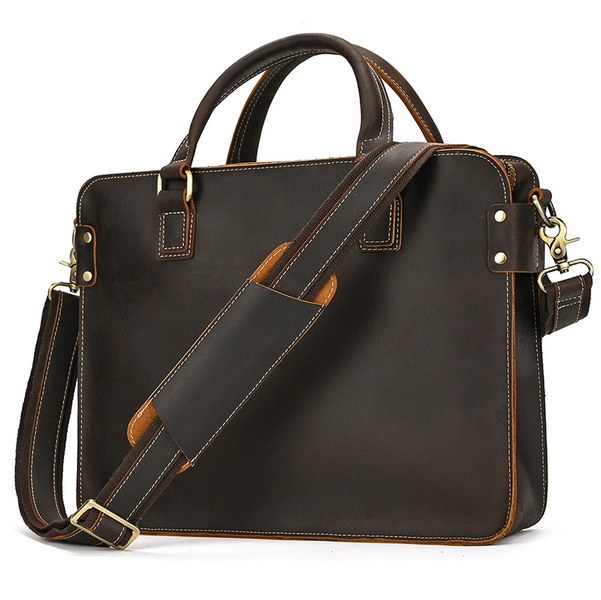 Leather Waterproof Laptop Bag