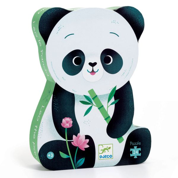 Djeco Silhouette Puzzle - Leo the Panda