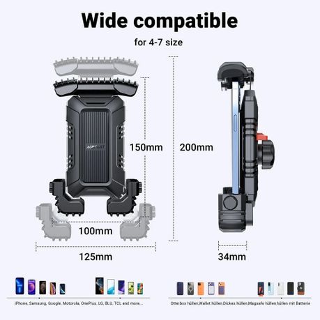 Bicycle Phone Holder D15 I ACEFAST - High End Accessories
