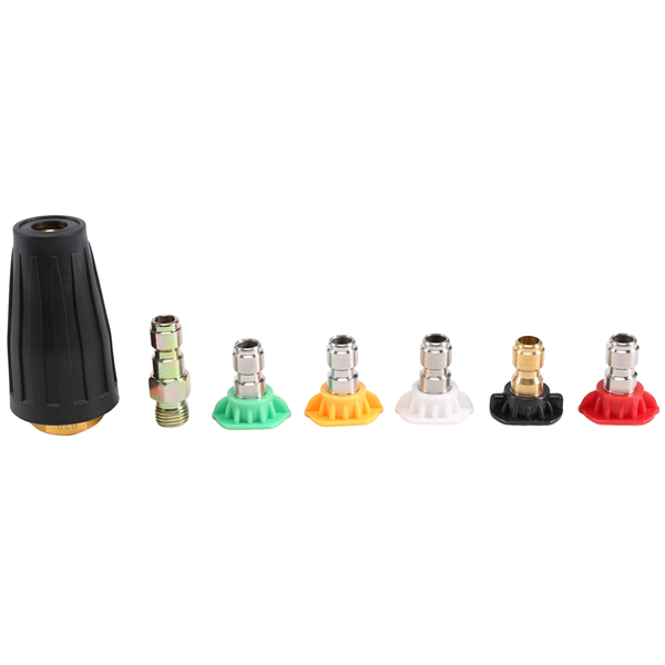 Turbo Nozzle for Pressure Washer 5 Tips 1/4 Inch Compatible with Universal