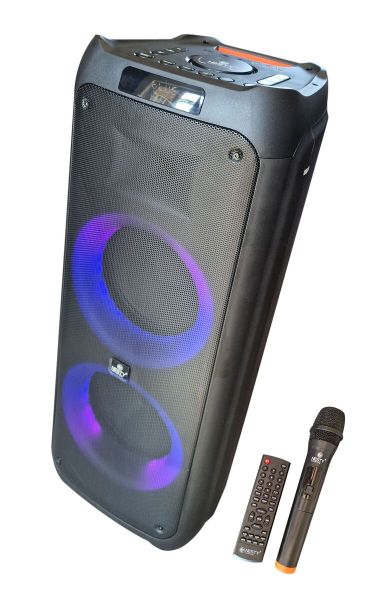 Nesty TWS RX28 100W light up Trolley Speaker with battery &amp; Bluetooth