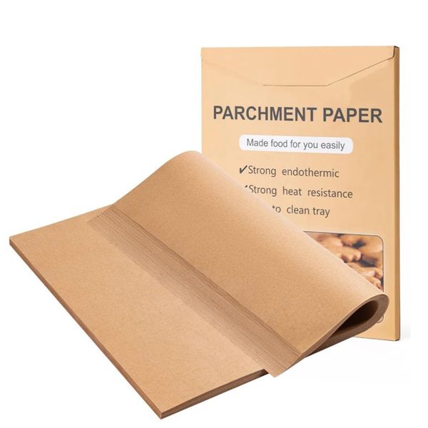 400Piece Baking Paper Non-Stick Silicone Paper Oil-Proof for Air Fryer Deck