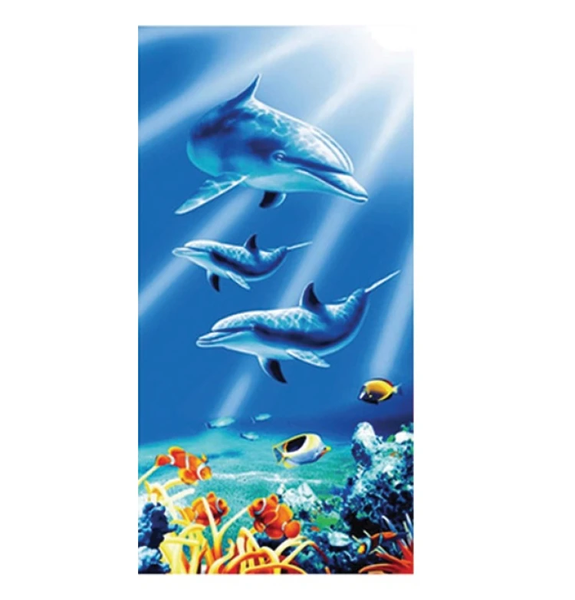 Printed Cotton Beach Towel